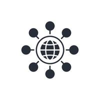 connect icon. .Editable stroke.linear style sign for use web design,logo.Symbol illustration. vector