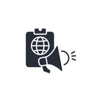 marketing icon. .Editable stroke.linear style sign for use web design,logo.Symbol illustration. vector