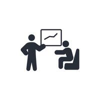 Meeting icon. .Editable stroke.linear style sign for use web design,logo.Symbol illustration. vector