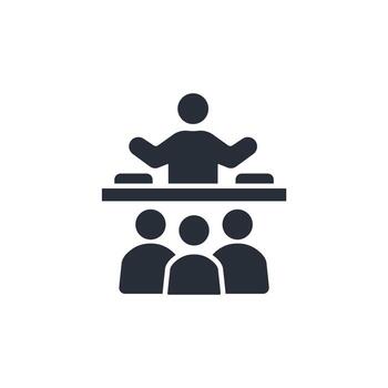 dj icon. .Editable stroke.linear style sign for use web design,logo.Symbol illustration. vector