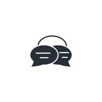 communication icon. .Editable stroke.linear style sign for use web design,logo.Symbol illustration. vector