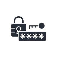 code lock icon. .Editable stroke.linear style sign for use web design,logo.Symbol illustration. vector