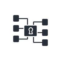 protection icon. .Editable stroke.linear style sign for use web design,logo.Symbol illustration. vector