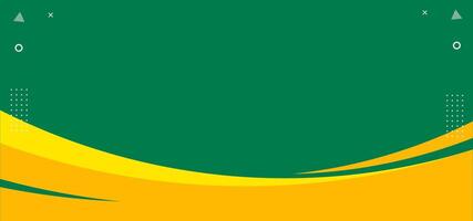 Abstract background in green and yellow colors with a modern feel, ideal for presentations or website banners. vector