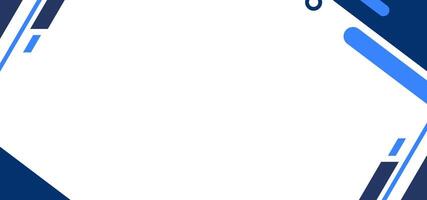 Blue abstract background with white space for text or image. vector