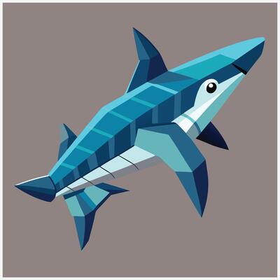 Ultimate Hammerhead Shark Isometric Illustrations Collection