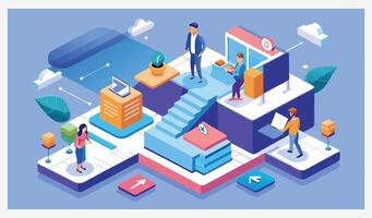 Ultimate Collection of Onboarding Isometric Illustrations ,High Quality Vectors for Seamless User Experience
