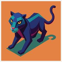Panther Isometric Illustrations, The Ultimate Collection vector
