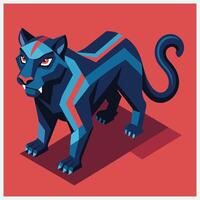 Panther Isometric Illustrations, The Ultimate Collection vector