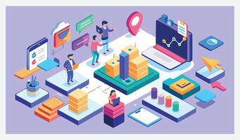 Ultimate Collection of Onboarding Isometric Illustrations ,High Quality Vectors for Seamless User Experience