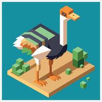 Magnificent Tortoise Isometric Illustrations, A Visual Delight vector