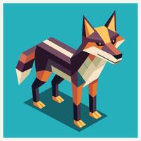Ultimate Collection of Jackal Isometric Illustrations, A Visual Feast for Designers. vector