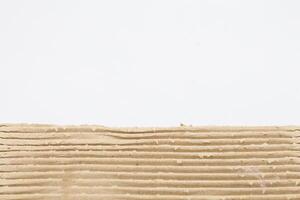 Abstract cardboard for texture background, Piece of torn cardboard with copy space. Brown wrapping vintage paper. photo