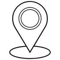 graphics push pin pointer png