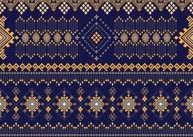 Diamond and square shape geometric pattern in native fabric and carpet vector