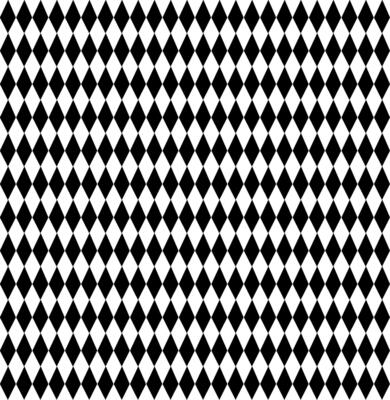 Seamless texture in the form of a geometric pattern of black rhombuses on a white background