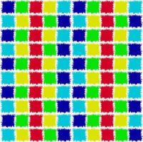 Seamless texture in the form of a pattern of multi-colored squares on a white background vector