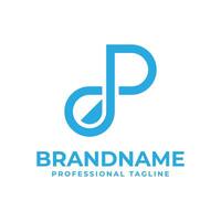Letter P Droplet Logo, suitable for any business with P initial related to liquid vector