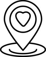 Location Icon for business card Map GPS and Navigation in Web and App Design vector