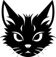 Siamese - Black and White Isolated Icon - illustration vector