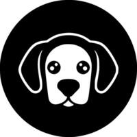 Dog, Minimalist and Simple Silhouette - illustration vector