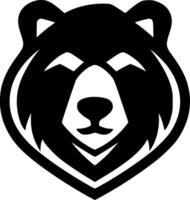 Bear, Minimalist and Simple Silhouette - illustration vector
