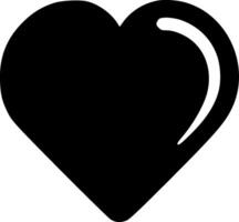 Heart, Minimalist and Simple Silhouette - illustration vector