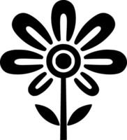 Flower, Minimalist and Simple Silhouette - illustration vector