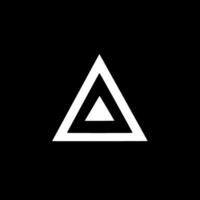Triangle - Minimalist and Flat Logo - illustration vector