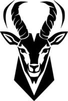 Goat, Minimalist and Simple Silhouette - illustration vector