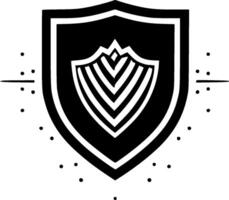 Shield, Minimalist and Simple Silhouette - illustration vector