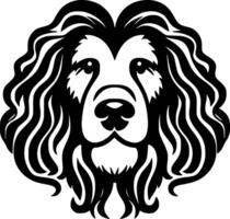 Poodle Dog, Minimalist and Simple Silhouette - illustration vector