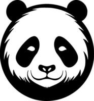 Panda, Black and White illustration vector