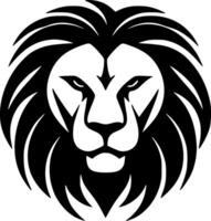 Lion - Black and White Isolated Icon - illustration vector