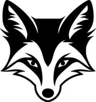 Fox, Minimalist and Simple Silhouette - illustration vector