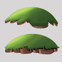 Meadow grass element vector