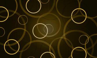 beautiful dark brown gradient background with blur bokeh circles lights. vector