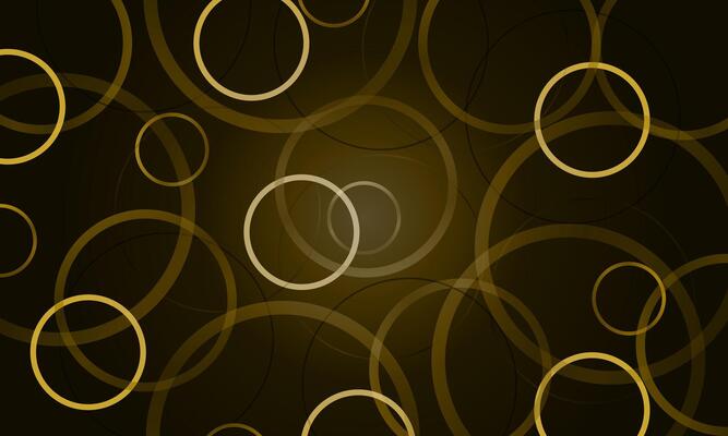 beautiful dark brown gradient background with blur bokeh circles lights.