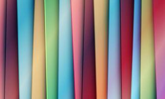 Panels form an abstract iridescent background. colorful rainbow background. vertical stripes. vector