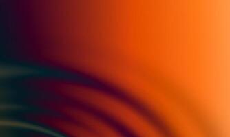 Abstract wavy liquid soft background. Gradient mesh. Dark orange saturated vivid color blend. smooth dark orange. vector