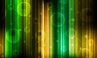 abstract green dark lights background. bubble circle neon lights color soft background. vector