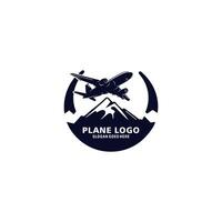 Plane Logo Template Design vector