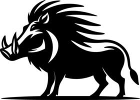 Wild Pig Warthog vector