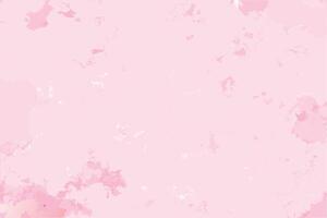 Soft pink abstract background with watercolor vector