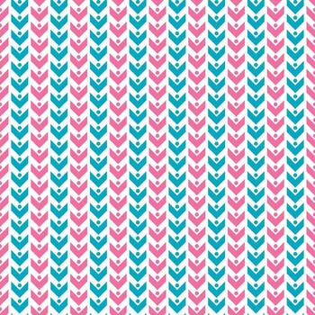 Blue and pink arrows and points pattern seamless pattern vector