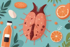 Seamless Pattern with Bottles of Disease. Sketches of Health and Disease - Hand-drawn Illustrations of Medical Elements. vector