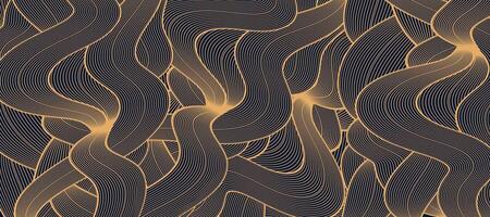 blue and gold pattern background vector