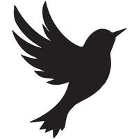 a black bird with a black face is on a white wall vector