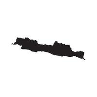 Java island map icon vector