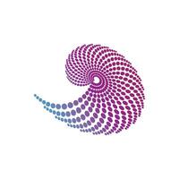 vortex circle logo vector